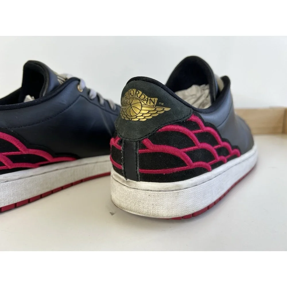 Air Jordan 1 Centre Court Men's Shoes Black-Mystic Hibiscus DQ8577-001 / Size 12